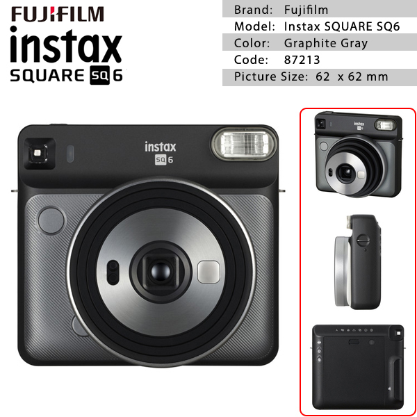 FUJIFILM INSTAX SQUARE SQ6 GRAY